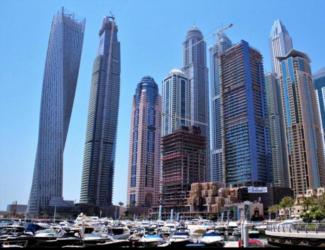 Bright Luxury 2Br Aprt Dubai Marina With Balcony Apartman Kültér fotó